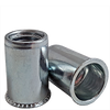 M8 (.030-.165) Steel Small Flange Smooth Body Rivet Nuts Zinc CR+3 (2000/Bulk Pkg.)
