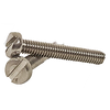 M6-1.00 x 45 mm (Fully Threaded) Stainless Steel Cheese Slotted Machine Screws, DIN 84, A2 (800/Bulk Pkg.)