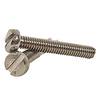 M5-0.80 x 40 mm (Fully Threaded) Stainless Steel Cheese Slotted Machine Screws, DIN 84, A2 (500/Pkg.)