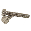 M3-0.50 x 50 mm (Fully Threaded) Stainless Steel Cheese Slotted Machine Screws, DIN 84, A2 (500/Pkg.)