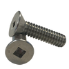 #10-32 x 1-1/4" (Fully Threaded) Stainless Steel Machine Screws Square Flat Head A2 (18-8) (500/Pkg.)