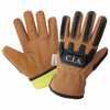 C.I.A Impact, Oil, Water, Cut, and Flame Resistant Goatskin Leather Glove Size 9(L) 12 Pair, #CIA3800INT-9(L)