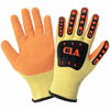 Vise Gripter C.I.A. - Cut and Impact Resistant Rubber-Dipped Palm High-Visibility Glove Size 7(S) 12 Pair, #CIA600KV-7(S)