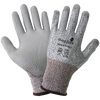 Salt & Pepper Polyurethane Coated Cut Resistant Knit Glove Size 5(XXS) 12 Pair, #PUG-611-5(XXS)