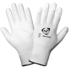 White ESD Anti-Static/Electrostatic Compliant Lightweight Polyurethane-Coated Glove Size 9(L) 12 Pair, #PUG-12-9(L)