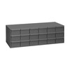 Durham Mfg Heavy-Duty Steel Storage Cabinet, 18 Drawer, 33-13/16"W x 11-11/16"D x 10-13/16"H, Gray, DM-005-95 (1/Ea)