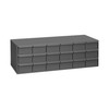 Durham Mfg Heavy-Duty Steel Storage Cabinet, 18 Drawer, 33-13/16"W x 11-11/16"D x 12-13/16"H, Gray, DM-030-95 (1/Ea)