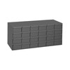 Durham Mfg Heavy-Duty Steel Storage Cabinet, 24 Drawer, 33-13/16 x 11-11/16 x 16-15/16, Gray, DM-031-95 (1/Ea)