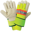 High-Visibility Yellow/Green Pigskin Insulated Glove Size 8(M) 12 Pair, #2900HVDC-8(M)
