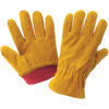 Russet Color Split Leather Fleece Lined Glove Size 7(S) 12 Pair, #3200SRF-7(S)