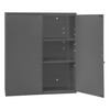 Durham Mfg Heavy-Duty Utility Storage Cabinet, 3 Shelf, 26-5/8"W x 11-7/8"D x 30"H, Gray, DM-061-95-ADJFS (1/Ea)