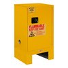 Durham Mfg Heavy-Duty Steel Flammable Storage Cabinet w/ Legs, FM Approved, 12 Gallon, 1 Door, Manual Close, 1 Shelf, Safety Yellow, 43"W x 18"D x 18"H, Yellow, DM-1012ML-50 (1/Ea)