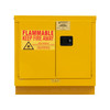 Durham Mfg Heavy-Duty Steel Flammable Storage Cabinet, FM Approved, 22 Gallon, 1 Door, Manual Close, 2 Shelves, Safety Yellow, 35"W x 22"D x 35"H, Yellow, DM-1022UCM-50 (1/Ea)