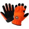 Hot Rod Glove- High-Visibility Orange Insulated Waterproof Drivers Style Glove Size 8(M) 12 Pair, #HR3222INT-8(M)