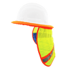 Bullhead Safety - High-Visibility Evaporative Cooling Neck Shade- Pack of 10, #GLO-CNS2