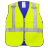 Bullhead Safety - High-Visibility Evaporative Cooling Vest- Size L, #GLO-CV1-L