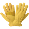 Premium Grain Cowhide Leather Glove with Reinforced Palm- Size 11(2XL) 12 Pair, #3100-11(2XL)