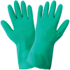 Ambidextrous 11-Mil Unlined Green Nitrile Wave Pattern Grip Unsupported Glove Size 7(S) 12 Pair, #511AMB-7(S)