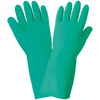 Unlined 12-Mil Green Nitrile Raised Diamond Pattern Grip Unsupported Glove Size 9(L) 12 Pair, #515-9(L)