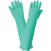 Extra-Long Heavy-weight 22-Mil Green Nitrile Unsupported Glove Size 10(XL) 12 Pair, #522-10(XL)