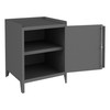 Table High Storage Cabinet, 1 Shelf, 1 Door, 24-1/8"W x 24-1/4"D x 33-5/8"H, Gray, DM-3010-95 (1/Ea)