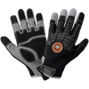 Hot Rod Glove Premium Synthetic Leather Palm Performance Mechanics Style Glove with Impact Protection and a Mesh Back- Size 10(XL) 12 Pair, #HR8200-10(XL)