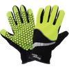 GripterSport High-Visibility Synthetic Leather Palm Performance Mechanics Style Glove with a Silicone Honeycomb-Patterned Palm and a Spandex Back- Size 10(XL) 12 Pair, #SG8600-10(XL)