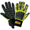 Vise Gripter High-Visibility Reinforced Abrasion Resistant Glove with TPU Impact Protection- Size 8(M) 12 Pair, #SG9966-12(3XL)