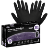 Nitrile, Powder-Free, Industrial-Grade, Black, 5-Mil, Textured Fingertips, 9.5-Inch Disposable Glove Size Small-100 Gloves/Box, 10 Boxes, #705BPF-S