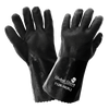 Jersey Liner Double-Coated with Black PVC 12-Inch Chemical Handling Glove- Size 10(XL) 12 Pair, #712R-10(XL)