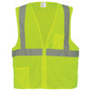 FrogWear HV High-Visibility Lightweight Mesh Polyester Safety Vest- Size Extra Small, #GLO-001-XS