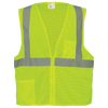 FrogWear HV High-Visibility Lightweight Mesh Polyester Safety Vest- Size Small, #GLO-001-S