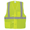 FrogWear HV Lightweight Mesh Polyester Vest- L/XL, #GLO-001V-L-XL