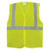 FrogWear HV High-Visibility Lightweight Mesh Polyester Safety Vest- Medium, #GLO-001VE-M