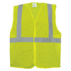 FrogWear HV High-Visibility Lightweight Mesh Polyester Safety Vest- Extra Large, #GLO-001VE-XL