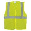 FrogWear HV High-Visibility Lightweight Mesh Polyester Safety Vest- 2XL, #GLO-001VE-2XL