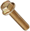 3/8"-16 x 5/8" Grade 5 Serrated Hex Flange Machine Bolt, Indented, Zinc Yellow (1,400/Pkg.)