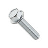 1/2"-13 x 1" Grade 5 Serrated Hex Flange Machine Bolt, Indented, Trivalent RoHS (400/Pkg.)