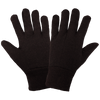 Jumbo Economy Dark Brown Clute Cut Jersey Glove- 300 Pair, #C90BJ-J