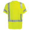 FrogWear HV Self-Wicking High-Visibility Yellow/Green Short-Sleeved Shirt with Reflective Size Medium, #GLO-018-M