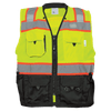 FrogWear HV Premium High-Visibility Surveyors Safety Vest Size 2XL, #GLO-099-2XL