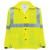 FrogWear HV High-Visibility Self-Extinguishing Yellow/Green Rain Jacket Size 4XL, #GLO-1400-4XL