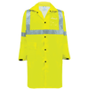 FrogWear HV High-Visibility Self-Extinguishing Yellow/Green Duster Jacket Size Extra Large, #GLO-1450-XL