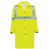 FrogWear HV High-Visibility Self-Extinguishing Yellow/Green Duster Jacket Size 2XL, #GLO-1450-2XL