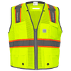 FrogWear HV Premium Surveyors LED Safety Vest Size 4XL, #GLO-15LED-4XL
