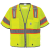 FrogWear HV Premium Surveyors LED Safety Vest with Sleeves Size Extra Large, #GLO-315LED-XL
