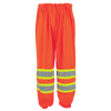 FrogWear HV High-Visibility Orange Mesh Safety Pants Size Small to Medium, #GLO-4P-S-M