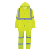 FrogWear HV Three-Piece High-Visibility Rain Suit Size 4XL, #GLO-8000-4XL