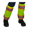PIP® ANSI 107 Class E Two-Tone Gaiters, One Size, Hi-Vis Yellow/Green #319-GT2-LY