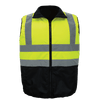 FrogWear HV Reversible Insulated Safety Vest Size Extra Large, #GLO-V1-XL